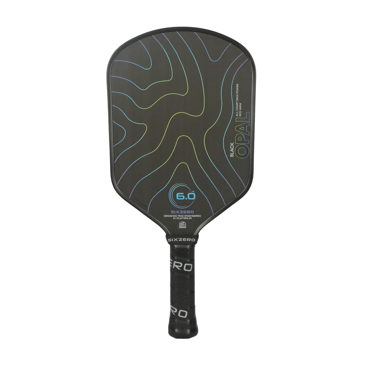 Six Zero Black Opal Pickleball Paddle