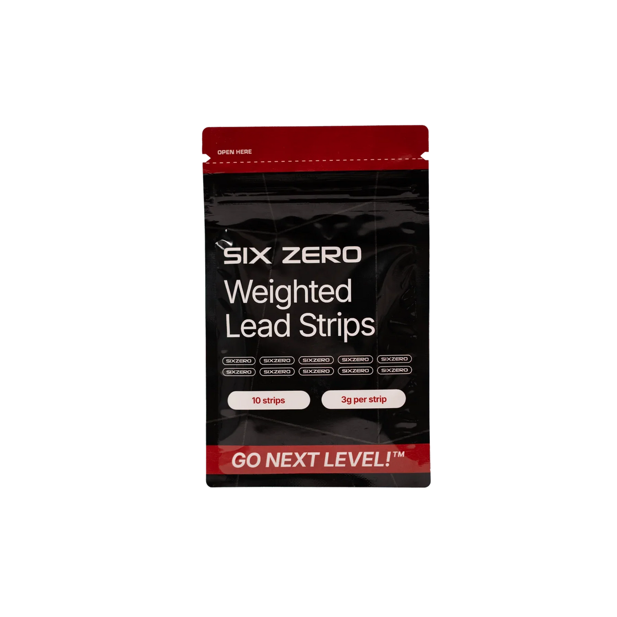 Six Zero Weighted Lead Strips
