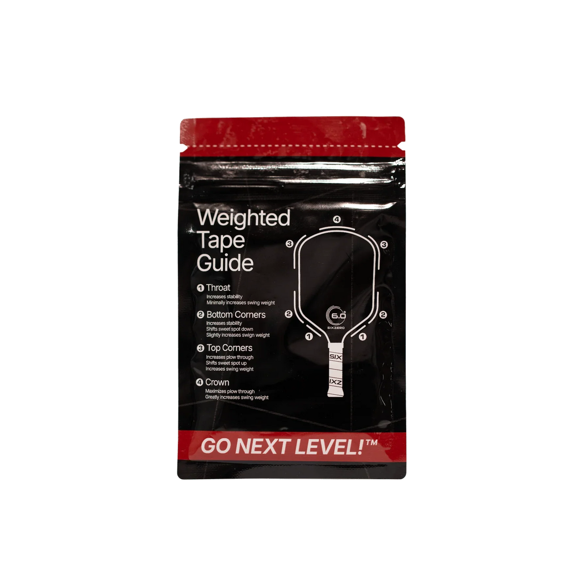Six Zero Weighted Lead Strips 10pcs pack